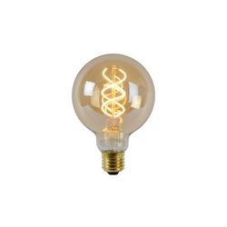 Lucide Lamp LED Globe G95 5W 260LM 2200K Dimbaar Amber