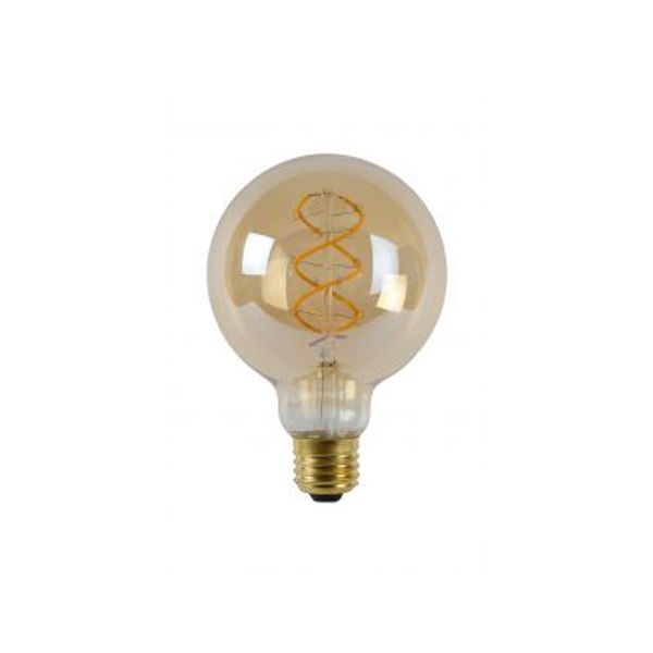 Lucide Lamp LED Globe G95 5W 260LM 2200K Dimbaar Amber