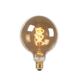 Lucide Lamp LED Globe 12.5cm 5W 180LM 2200K Dimbaar Smoke