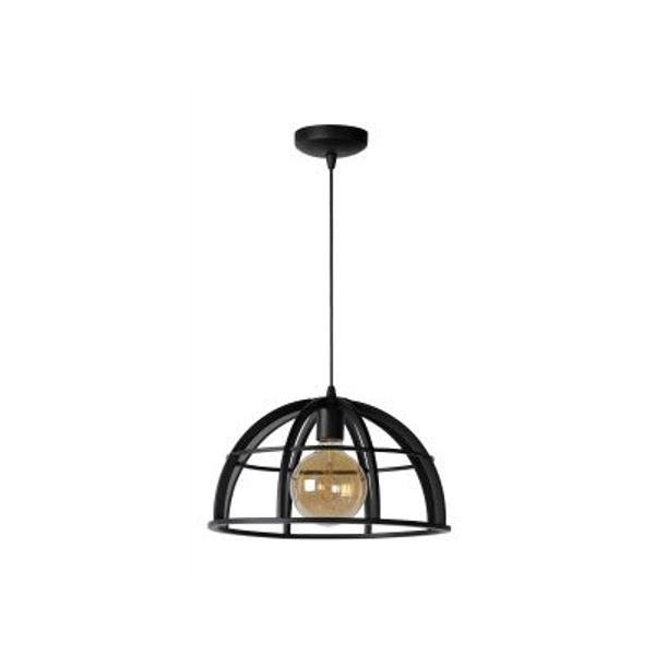 Lucide DIKRA Hanglamp E27 60W Ø40cm Zwart