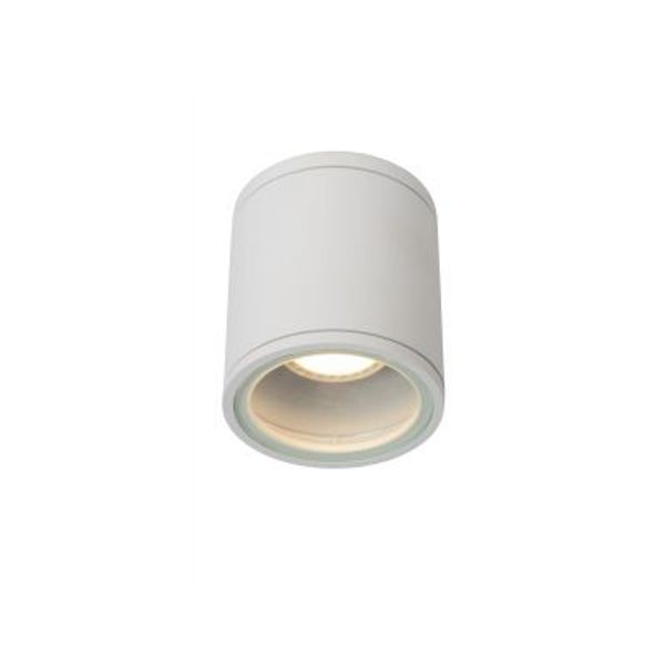 Lucide AVEN Plafondspot Rond Badkamer Gu10/50W Wit