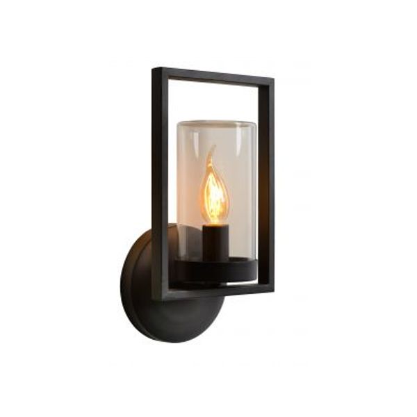 Lucide NISPEN Wandlicht IP44 E14 H33cm Zwart