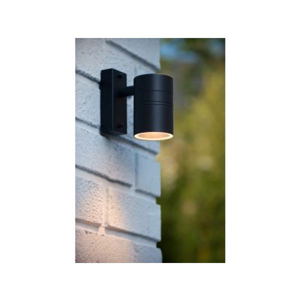 Lucide ARNE-LED Wandlicht 1xGU10/5W Zwart