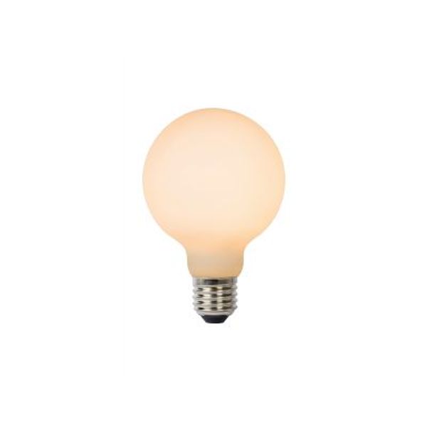 Lucide G80 - Filament lamp - Ø 8 cm - LED Dimb. - E27 - 1x8W 2700K - 3 StepDim - Opaal Lucide