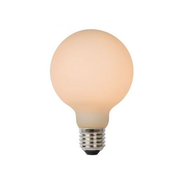 Lucide G80 - Filament lamp - Ø 8 cm - LED Dimb. - E27 - 1x8W 2700K - 3 StepDim - Opaal Lucide