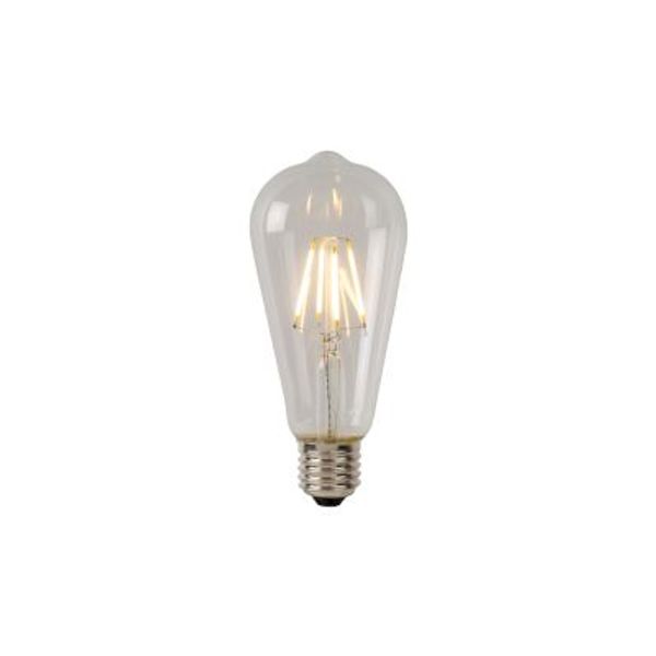 Lucide ST64 - Filament lamp - Ø 6,4 cm - LED Dimb. - E27 - 1x5W 2700K - Transparant Lucide