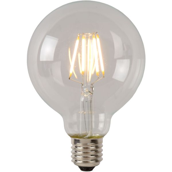 Lucide G95 - Filament lamp - Ø 9,5 cm - LED Dimb. - E27 - 1x5W 2700K - Transparant Lucide