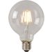 Lucide G95 - Filament lamp - Ø 9,5 cm - LED Dimb. - E27 - 1x5W 2700K - Transparant Lucide