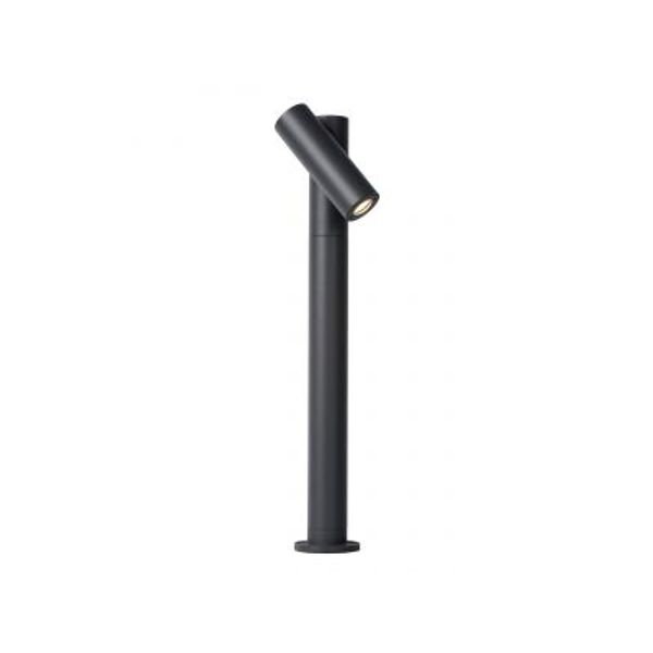 Lucide TATUM - Sokkellamp Buiten - LED - 1x5W 3000K - IP65 - Antraciet Lucide