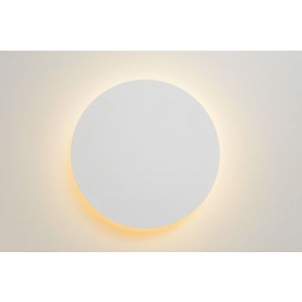 Lucide EKLYPS LED - Wandlamp - Ø 25 cm - LED - 1x9W 3000K - Wit Lucide