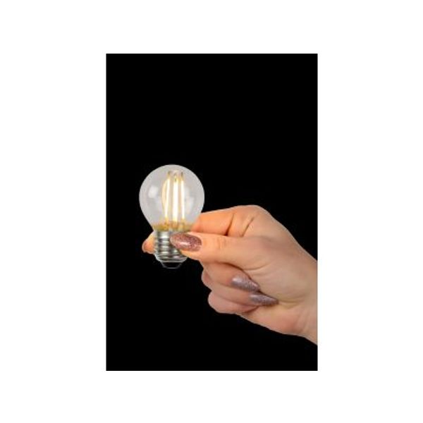 Lucide G45 - Filament lamp - Ø 4,5 cm - LED Dimb. - E27 - 1x4W 2700K - Transparant Lucide