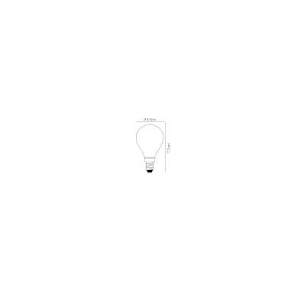 Lucide P45 - Filament lamp - Ø 4,5 cm - LED Dimb. - E14 - 1x4W 2700K - Transparant Lucide