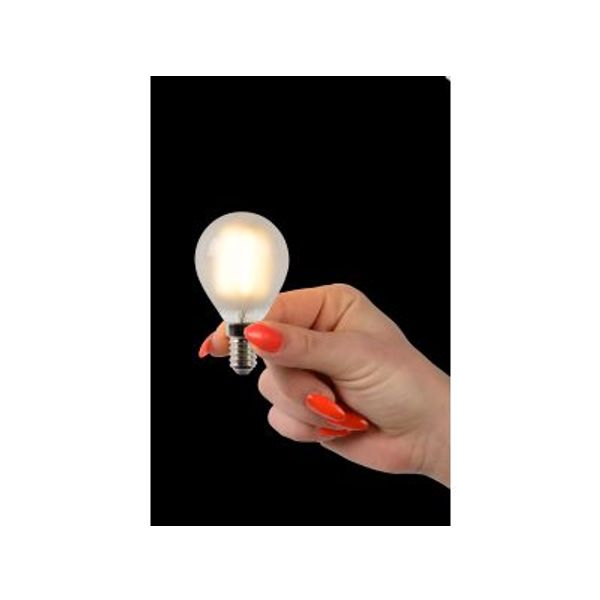 Lucide P45 - Filament lamp - Ø 4,5 cm - LED Dimb. - E14 - 1x4W 2700K - mat Lucide