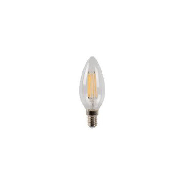 Lucide C35 - Filament lamp - Ø 3,5 cm - LED Dimb. - E14 - 1x4W 2700K - Transparant Lucide