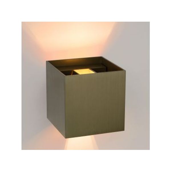 Lucide XIO - Wandlamp - LED Dimb. - G9 - 1x4W 2700K - Koffie Lucide