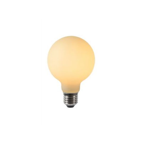 Lucide G80 - Filament lamp - Ø 8 cm - LED Dimb. - E27 - 1x5W 2700K - Opaal