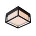 Lucide SINGA LED - Wandlamp Buiten - LED - 1x10W 2700K - IP54 - Zwart Lucide