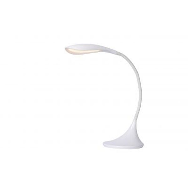 Lucide EMIL - Bureaulamp - Ø 17 cm - LED Dimb. - 1x6W 3000K - Wit Lucide