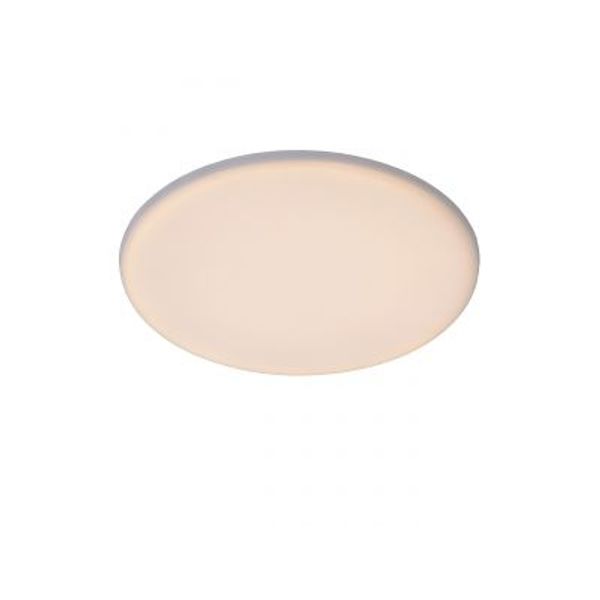 Lucide CERES-LED - Plafonnière Badkamer - Ø 21,5 cm - LED Dimb. - 1x30W 3000K - IP44 - Wit Lucide