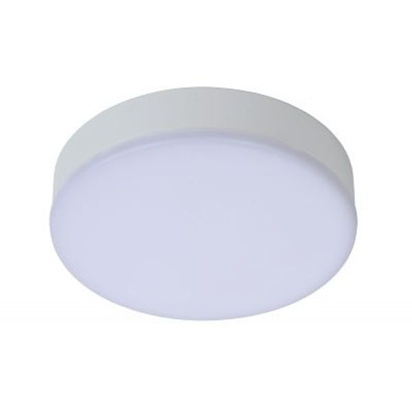 Lucide CERES-LED - Plafonnière Badkamer - Ø 21,5 cm - LED Dimb. - 1x30W 3000K - IP44 - Wit Lucide