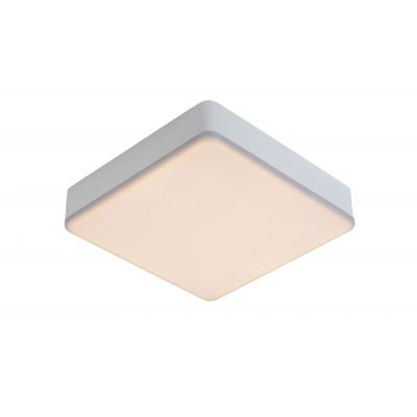 Lucide CERES-LED - Plafonnière Badkamer - LED Dimb. - 1x30W 3000K - IP44 - Wit Lucide