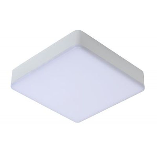 Lucide CERES-LED - Plafonnière Badkamer - LED Dimb. - 1x30W 3000K - IP44 - Wit Lucide