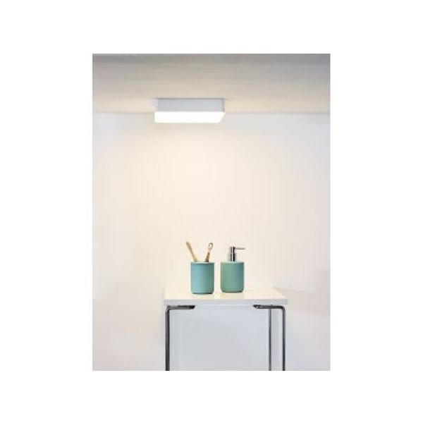 Lucide CERES-LED - Plafonnière Badkamer - LED Dimb. - 1x30W 3000K - IP44 - Wit Lucide