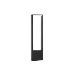 Lucide GOA - Sokkellamp Buiten - LED - 1x10W 3000K - IP54 - Antraciet Lucide