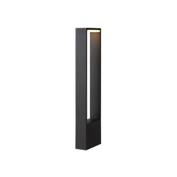 Lucide GOA - Sokkellamp Buiten - LED - 1x10W 3000K - IP54 - Antraciet Lucide