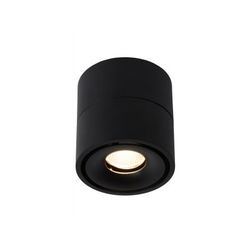 Lucide YUMIKO - Plafondspot - Ø 7,8 cm - LED Dimb. - 1x10W 2700K - Zwart Lucide