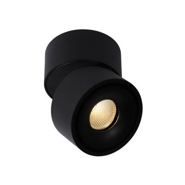 Lucide YUMIKO - Plafondspot - Ø 7,8 cm - LED Dimb. - 1x10W 2700K - Zwart Lucide