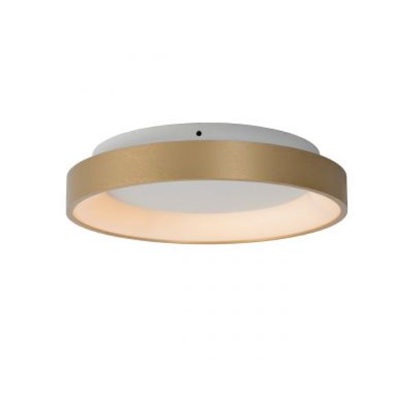 Lucide VIDAL - Plafonnière - Ø 28 cm - LED Dimb. - 1x21W 2700K - Mat Goud / Messing Lucide