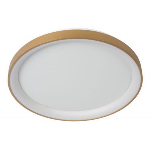 Lucide VIDAL - Plafonnière - Ø 48 cm - LED Dimb. - 1x38W 2700K - Mat Goud / Messing Lucide