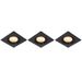 Lucide FOCUS - Inbouwspot - LED Dimb. - GU10 - 3x5W 3000K - Zwart - Set van 3 Lucide