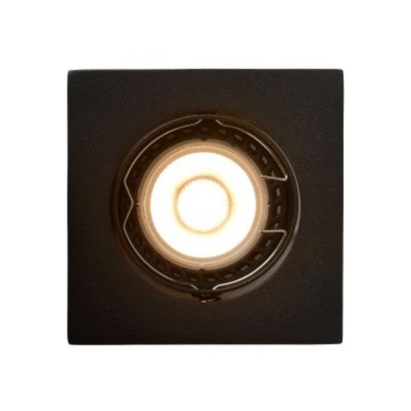 Lucide FOCUS - Inbouwspot - LED Dimb. - GU10 - 3x5W 3000K - Zwart - Set van 3 Lucide