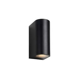 Lucide ZORA-LED - Wandspot Buiten - LED Dimb. - GU10 - 2x5W 3000K - IP44 - Zwart Lucide