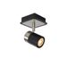 Lucide LENNERT - Plafondspot - LED Dimb. - GU10 - 1x5W 3000K - Zwart Lucide