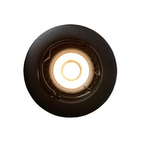 Lucide FOCUS - Inbouwspot - Ø 8,1 cm - LED Dimb. - GU10 - 3x5W 3000K - Zwart - Set van 3 Lucide