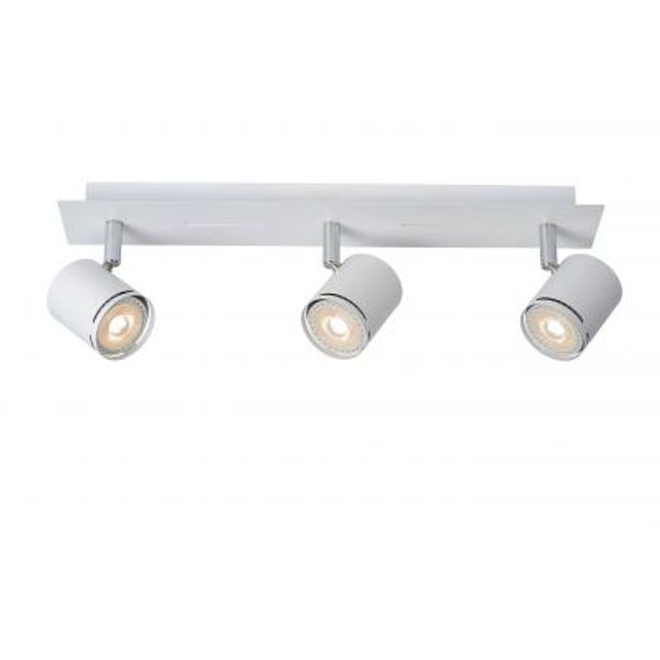 Lucide RILOU - Plafondspot - LED Dimb. - GU10 - 3x5W 3000K - Wit Lucide