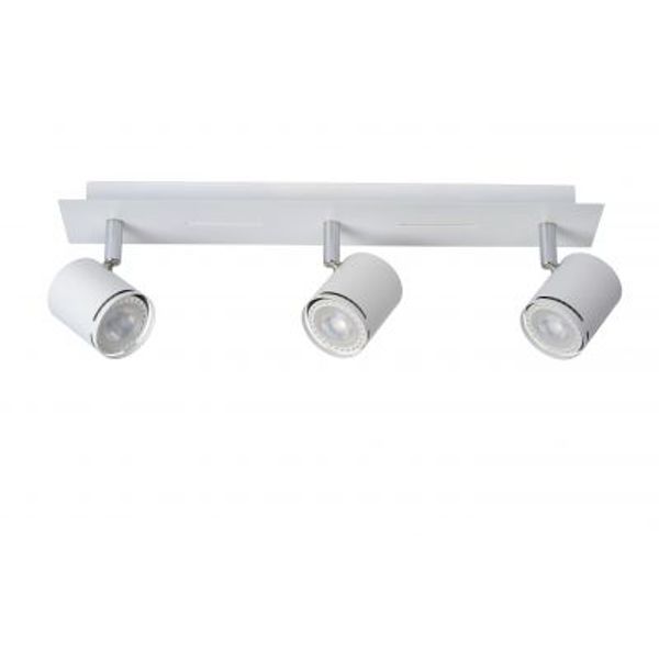 Lucide RILOU - Plafondspot - LED Dimb. - GU10 - 3x5W 3000K - Wit Lucide