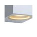 Lucide ZORA-LED - Wandspot Buiten - LED Dimb. - GU10 - 2x5W 3000K - IP44 - Wit Lucide