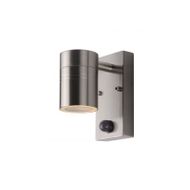 ARNE-LED - Wandspot Buiten - Ø 6,3 cm - LED - GU10 - 1x5W 2700K - IP44 - Mat chroom Lucide 