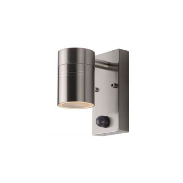 Lucide ARNE-LED - Wandspot Buiten - Ø 6,3 cm - LED - GU10 - 1x5W 2700K - IP44 - Mat chroom Lucide