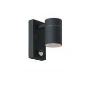 ARNE-LED - Wandspot Buiten - Ø 6,3 cm - LED - GU10 - 1x5W 2700K - IP44 - Zwart Lucide 