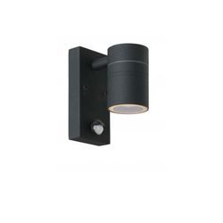 Lucide ARNE-LED - Wandspot Buiten - Ø 6,3 cm - LED - GU10 - 1x5W 2700K - IP44 - Zwart Lucide