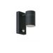 Lucide ARNE-LED - Wandspot Buiten - Ø 6,3 cm - LED - GU10 - 1x5W 2700K - IP44 - Zwart Lucide