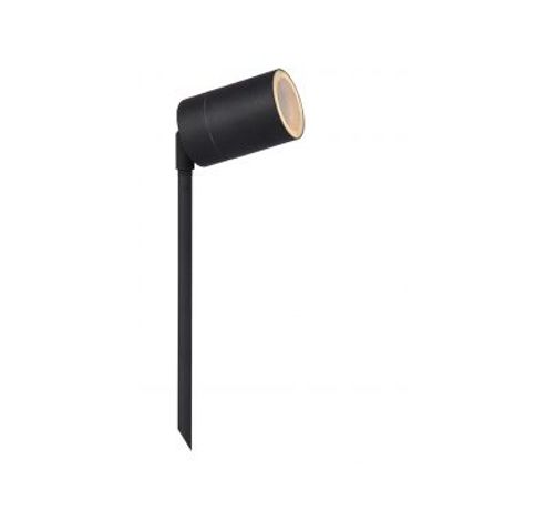 ARNE-LED - Tuinspot Buiten - Ø 6,3 cm - LED - GU10 - 1x5W 2700K - IP44 - Zwart Lucide  Lucide