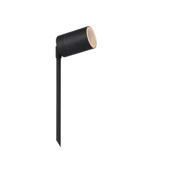 Lucide ARNE-LED - Tuinspot Buiten - Ø 6,3 cm - LED - GU10 - 1x5W 2700K - IP44 - Zwart Lucide