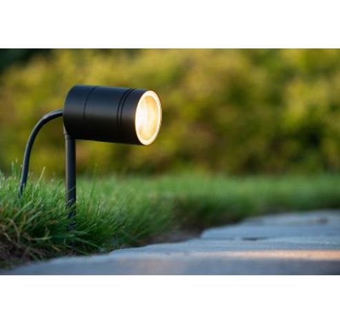 ARNE-LED - Tuinspot Buiten - Ø 6,3 cm - LED - GU10 - 1x5W 2700K - IP44 - Zwart Lucide  Lucide