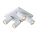 Lucide TAYLOR - Plafondspot Badkamer - LED Dim to warm - GU10 - 4x5W 2200K/3000K - IP44 - Wit Lucide